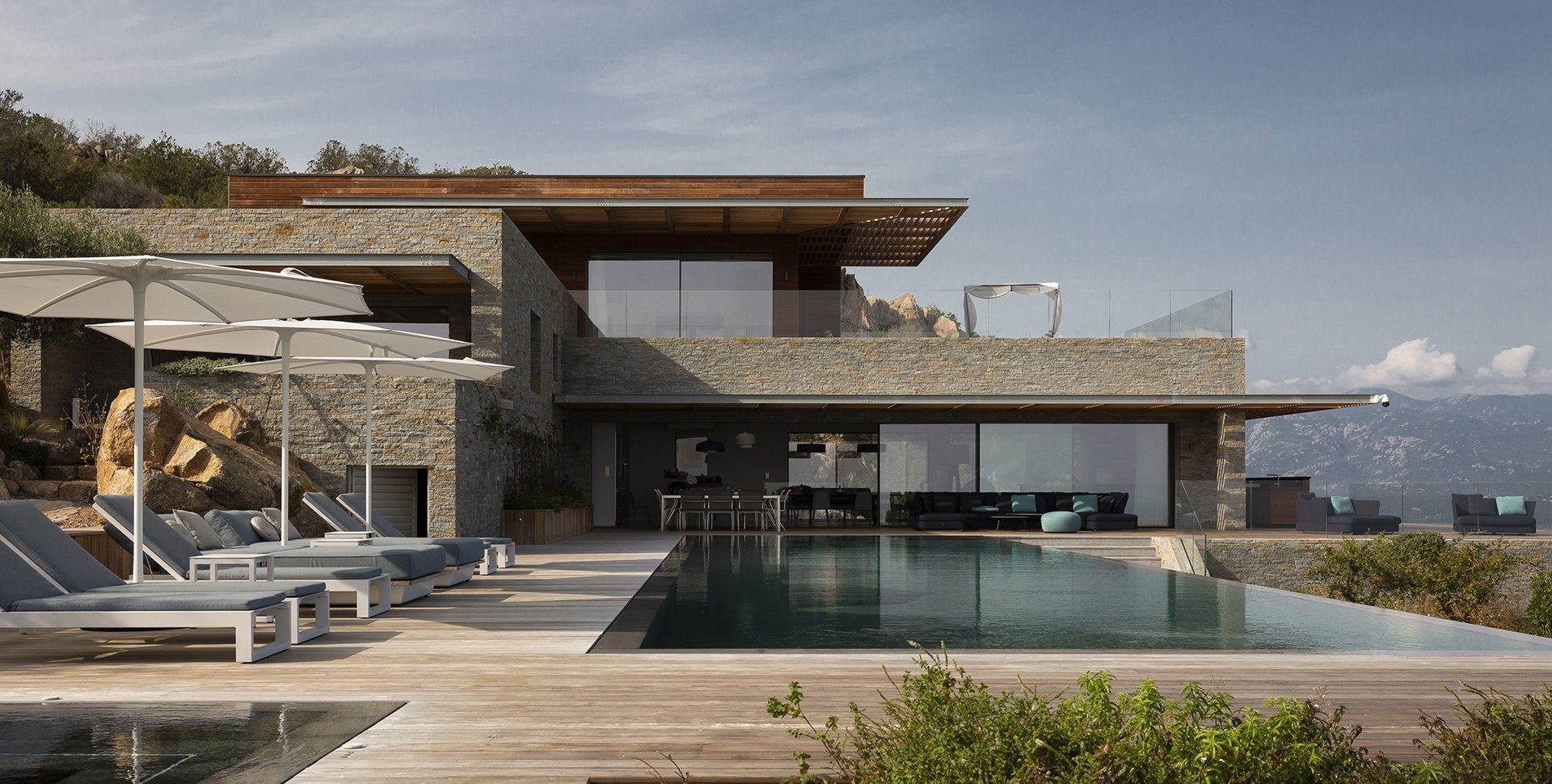 Villa in Corsica by Borella Art Design