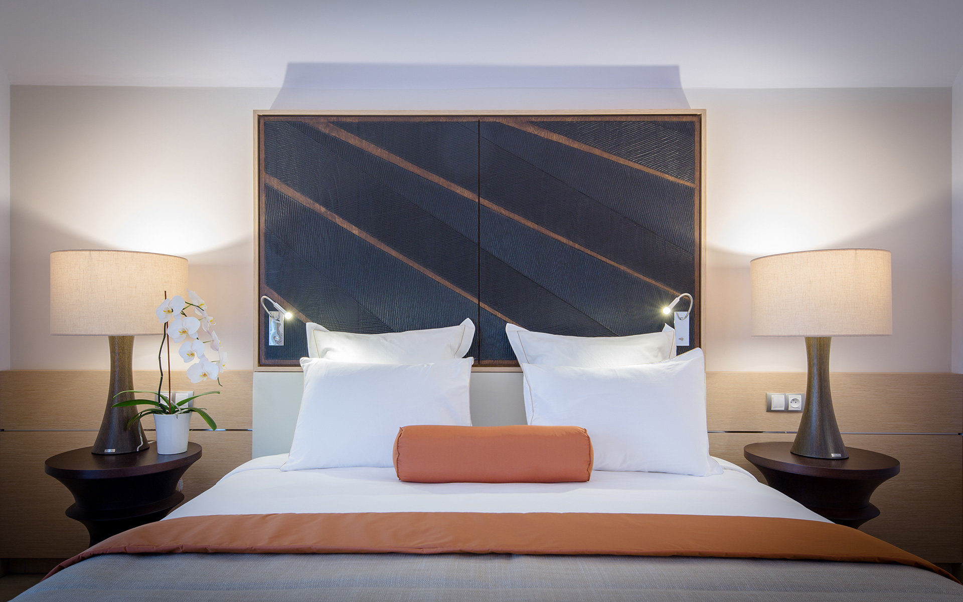 Fournaise bedroom for AKOYA Hôtel & Spa 5* by Borella Art Design