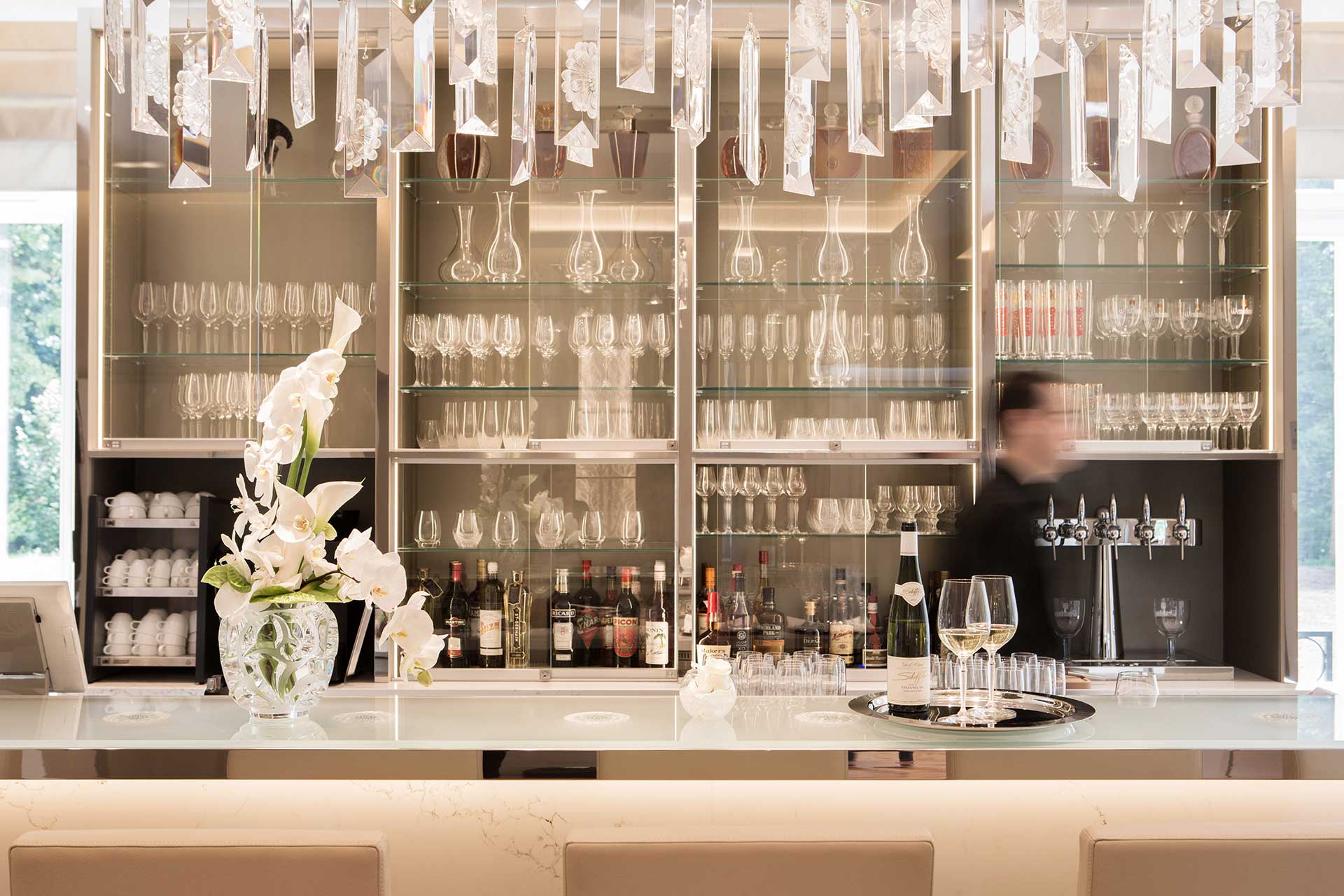 Bar of Hochberg Restaurant & Bar by Borella Art Design